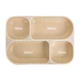 UBMOM Daily Food Tray with Lid