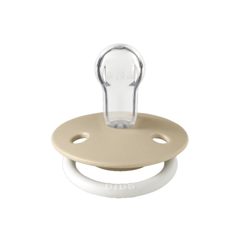 Tétines De Lux Silicone Ivory Sage BIBS : 0-3 ans