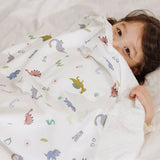 Bebenuvo Double Blanket-Alphabet Dino