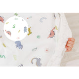 Bebenuvo Double Blanket-Alphabet Dino