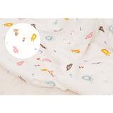 Bebenuvo Double Blanket-Alphabet Animal