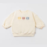 Floral Fleece Lined Baby Sweatshirt