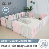 GGUMBI Double Plus Baby Room Set 252 x 280 (Basic Guard + Clean Mat*2)