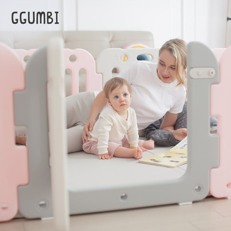 GGUMBI All Star Wood Baby Crib Full Set ( Baby Crib + Mattress + Cushi –  Bebeang Baby