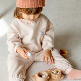 Kani Fleece-Lined Baby Top and Bottom