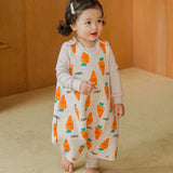 Kids Long sleeping vest - Carrot