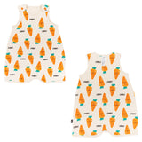 Kids Long sleeping vest - Carrot