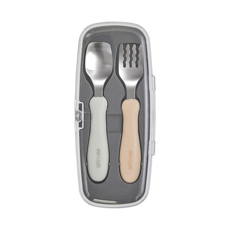Moyuum Silicone Spoon & Fork Set + Case
