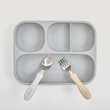 Moyuum Silicone Spoon & Fork Set + Case