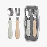 Moyuum Silicone Spoon & Fork Set + Case