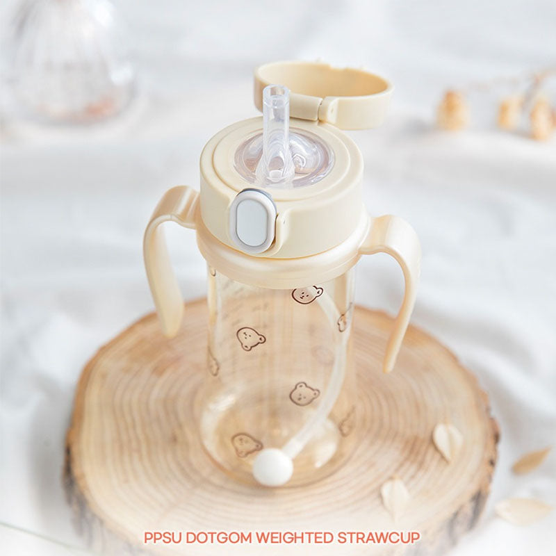 Grosmimi PPSU Weighted Straw Cup 300 ml.