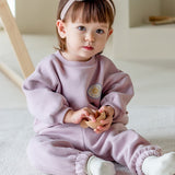 Rami Fleece-Lined Baby Top and Bottom