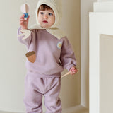 Rami Fleece-Lined Baby Top and Bottom