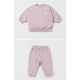 Rami Fleece-Lined Baby Top and Bottom