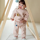 Rusa Fleece-Lined Baby Top and Bottom