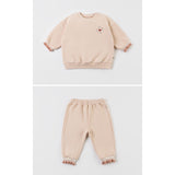 Rusa Fleece-Lined Baby Top and Bottom