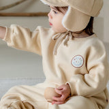 Timi Fleece-Lined Baby Top and Bottom