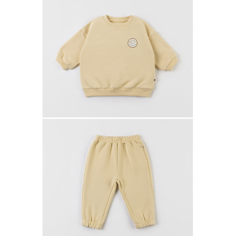 Timi Fleece-Lined Baby Top and Bottom