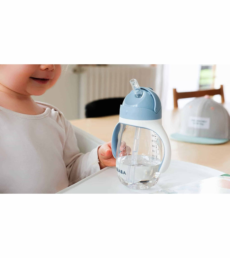 Beaba Stainless Steel Straw Sippy Cup 8oz – Bebeang Baby