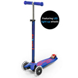 Micro Kickboard Maxi Deluxe With LED Wheels Age 5-12