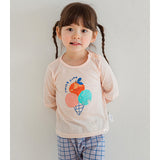 Summer Short Shirt Pajamas Set - Corn