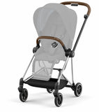 Cybex Mios 3 Complete Stroller Frame - Chrome / Brown