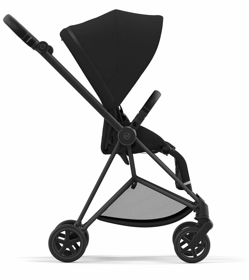 Cybex Priam 3 Complete Stroller, One-Hand Compact Fold, Reversible Seat,  Smooth Ride All-Wheel Suspension, Extra Storage, Adjustable Leg Rest