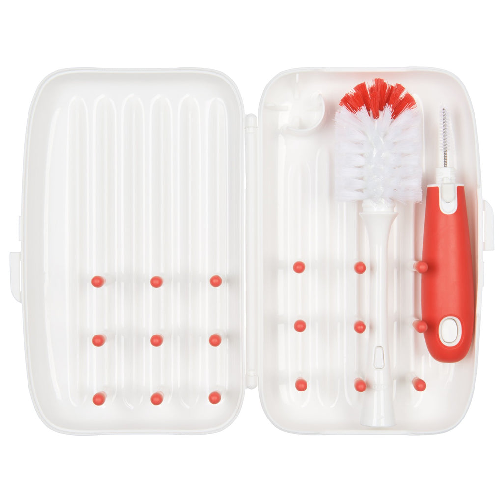 Oxo Tot On The Go Drying Rack with Bottle Brush – Bebeang Baby