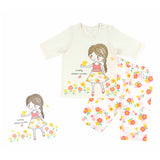 Summer Short Shirt Pajamas Set - Flowery