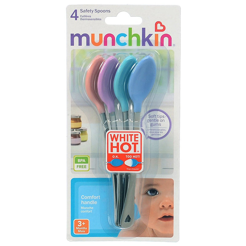 Munchkin White Hot® Safety Spoons, 4 Pack -MUN42448