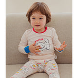 Single Spandex Fabric Pajama set-Poodie