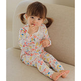 Single Spandex Fabric Pajamas set-Blossom