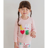 Single Spandex Fabric Pajamas set-Love me
