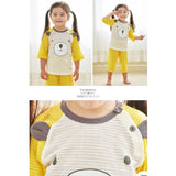 Summer Short Shirt Pajamas Set -Cute bear