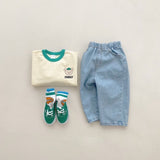 Soft wide Denim Pants
