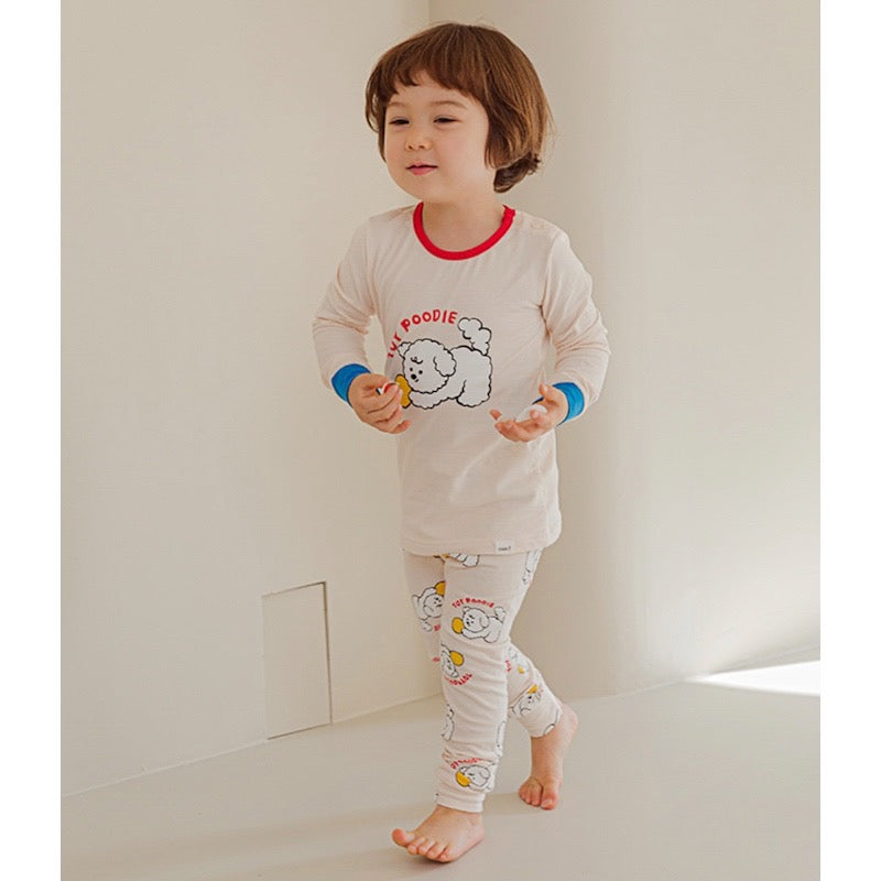 Single Spandex Fabric Pajama set-Poodie