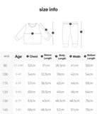 Korean Kids Jacquard Pajamas Set-Daisy duck