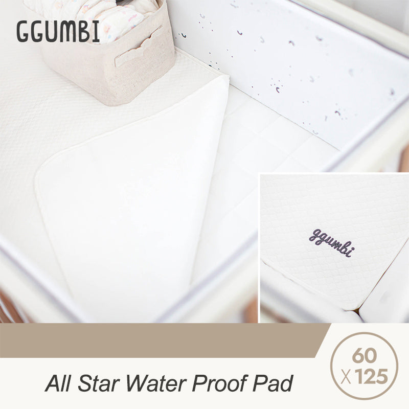 GGUMBI All Star Wood Baby Crib Full Set ( Baby Crib +