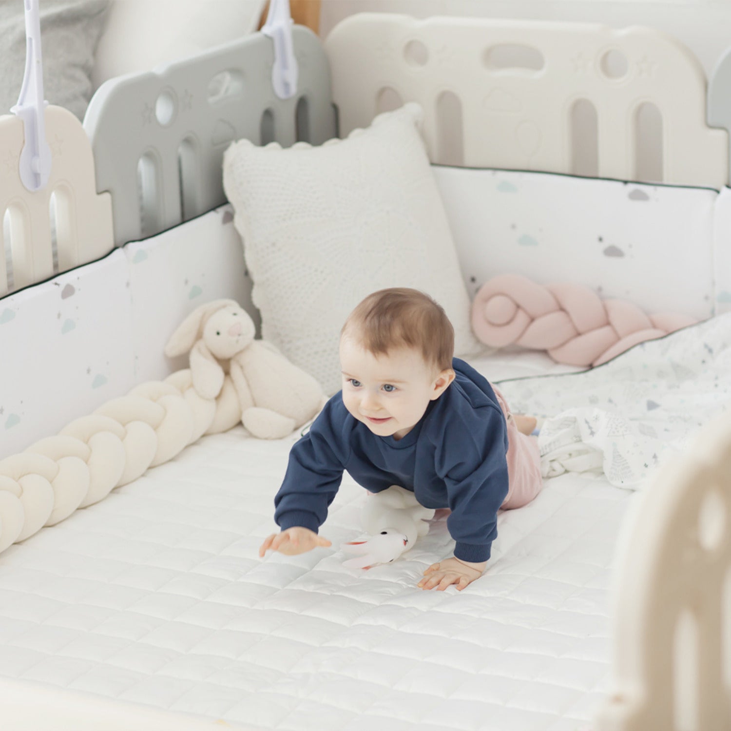 GGUMBI Family Guard Baby Room Set (Basic Guard + Clean Mat)