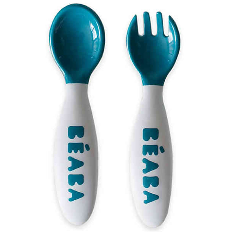 BEABA 2nd Stage Soft Cutlery Set 2pcs