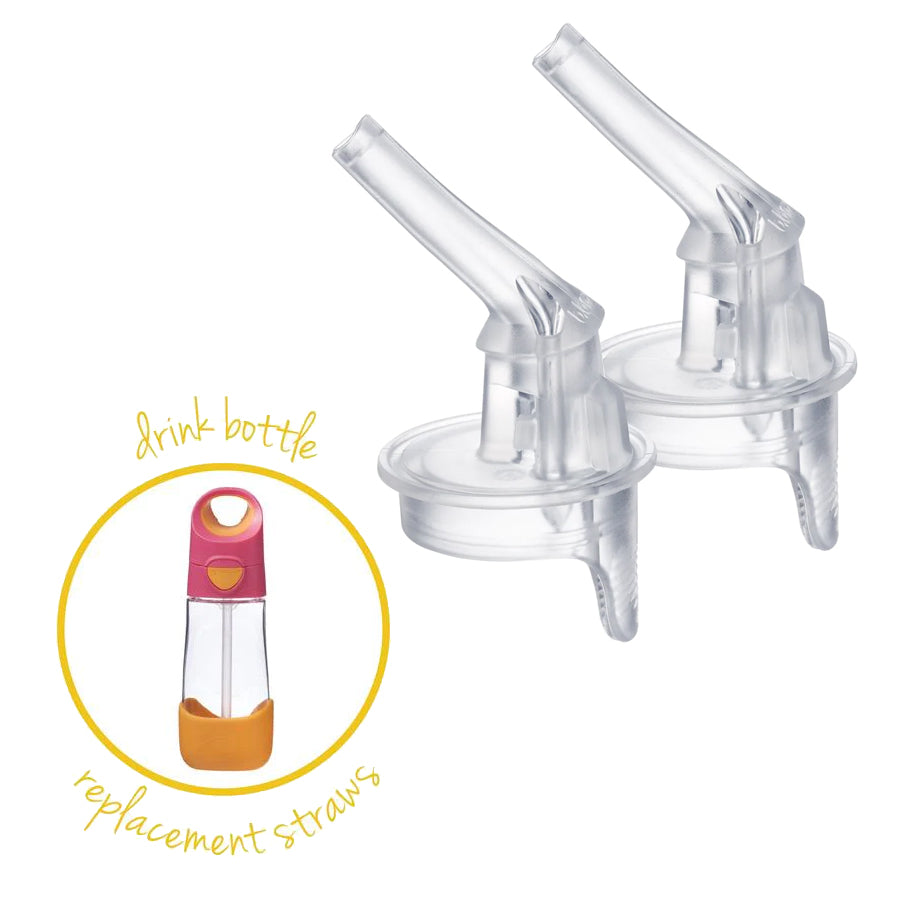 B.Box Tritan Drink Bottle Replacement Straw Top - 2 Pack B.Box Tritan Drink Bottle Replacement Straw Top - 2 Pack