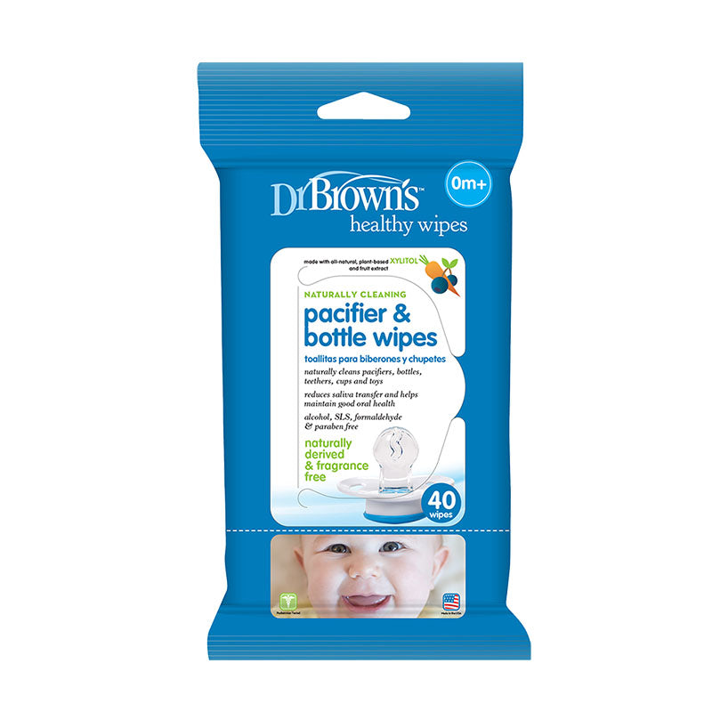 Dr. Brown's 40-Pack Pacifier and Bottle Wipes