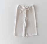 Kids wide knit pants