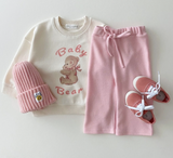 Kids wide knit pants