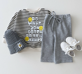 Kids wide knit pants